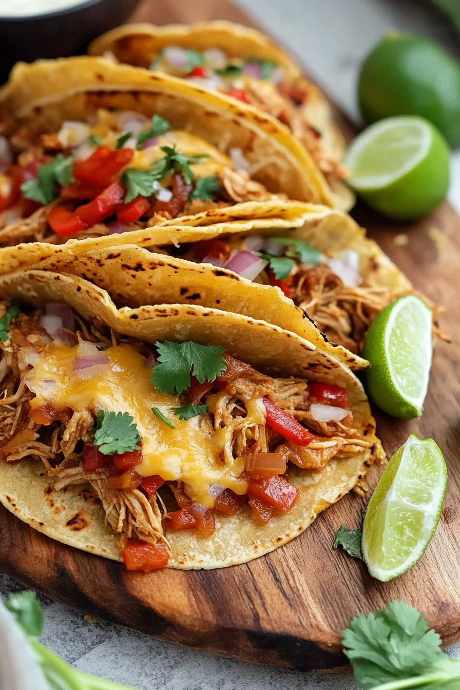 Vibrant Mexican Pulled Chicken Tacos: Taste Tradition at Home